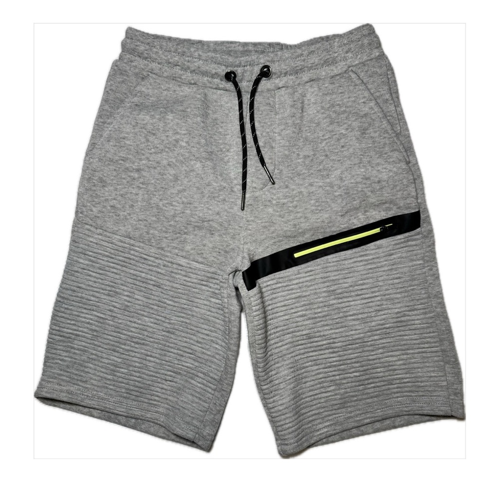Ring of Fire Big Boys Motor Knit Shorts Light Gray size XL